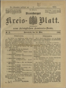 Bromberger Kreis-Blatt, 1903, nr 21