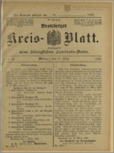 Bromberger Kreis-Blatt, 1903, nr 22