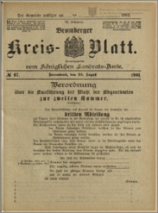 Bromberger Kreis-Blatt, 1903, nr 67