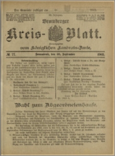 Bromberger Kreis-Blatt, 1903, nr 77