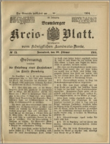 Bromberger Kreis-Blatt, 1904, nr 15