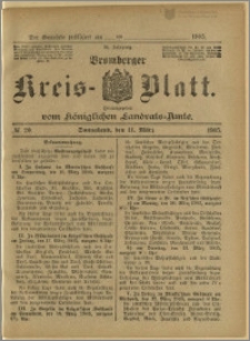 Bromberger Kreis-Blatt, 1905, nr 20