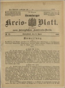 Bromberger Kreis-Blatt, 1905, nr 28