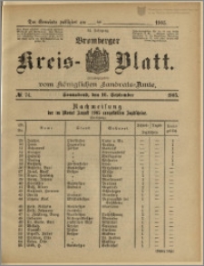 Bromberger Kreis-Blatt, 1905, nr 74