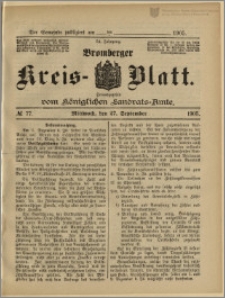 Bromberger Kreis-Blatt, 1905, nr 77