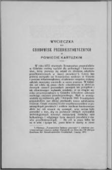 Wycieczka do grobowisk przedhistorycznych w powiecie kartuzkim