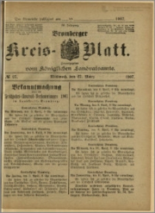 Bromberger Kreis-Blatt, 1907, nr 25