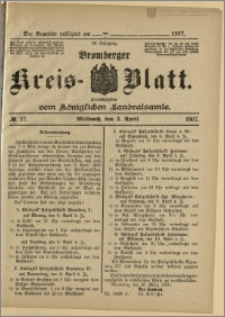 Bromberger Kreis-Blatt, 1907, nr 27
