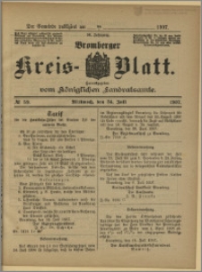 Bromberger Kreis-Blatt, 1907, nr 59