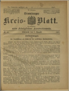 Bromberger Kreis-Blatt, 1907, nr 63