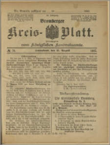 Bromberger Kreis-Blatt, 1907, nr 70