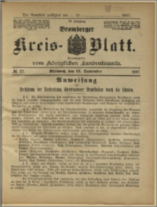 Bromberger Kreis-Blatt, 1907, nr 77