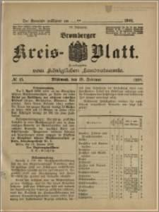 Bromberger Kreis-Blatt, 1908, nr 15