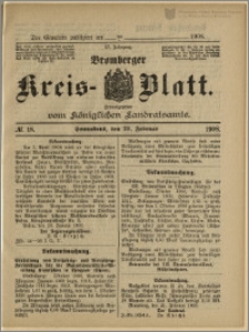 Bromberger Kreis-Blatt, 1908, nr 18
