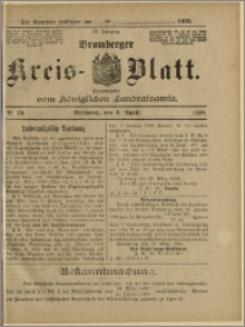 Bromberger Kreis-Blatt, 1908, nr 29