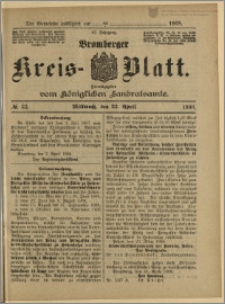 Bromberger Kreis-Blatt, 1908, nr 33