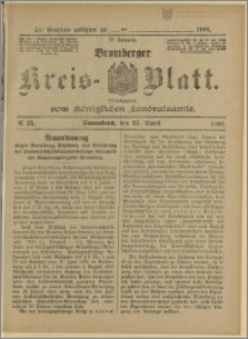 Bromberger Kreis-Blatt, 1908, nr 34