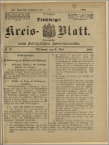 Bromberger Kreis-Blatt, 1908, nr 37