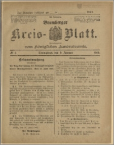 Bromberger Kreis-Blatt, 1909, nr 3