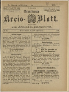 Bromberger Kreis-Blatt, 1909, nr 15