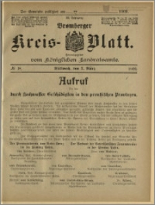Bromberger Kreis-Blatt, 1909, nr 18