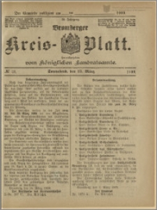 Bromberger Kreis-Blatt, 1909, nr 21