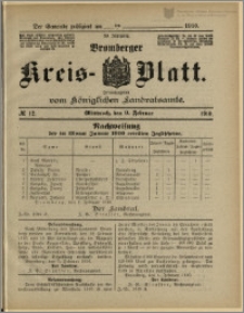Bromberger Kreis-Blatt, 1910, nr 12
