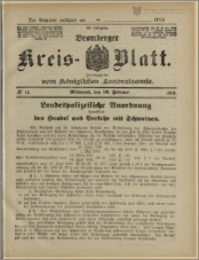 Bromberger Kreis-Blatt, 1910, nr 14