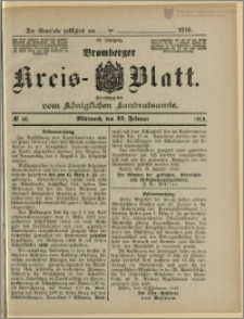 Bromberger Kreis-Blatt, 1910, nr 16