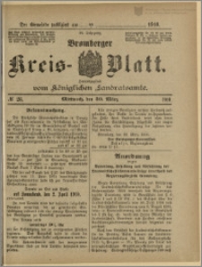 Bromberger Kreis-Blatt, 1910, nr 26