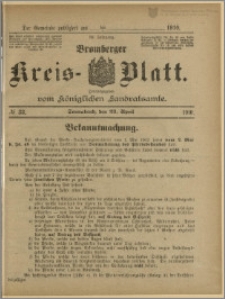 Bromberger Kreis-Blatt, 1910, nr 33