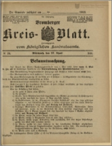 Bromberger Kreis-Blatt, 1910, nr 34