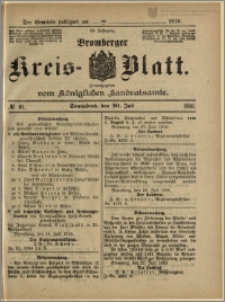 Bromberger Kreis-Blatt, 1910, nr 61
