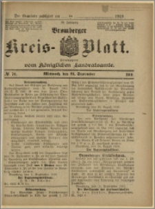 Bromberger Kreis-Blatt, 1910, nr 76