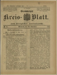 Bromberger Kreis-Blatt, 1910, nr 92