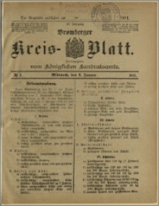 Bromberger Kreis-Blatt, 1911, nr 1