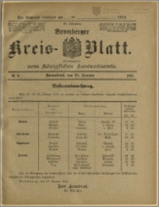 Bromberger Kreis-Blatt, 1911, nr 6
