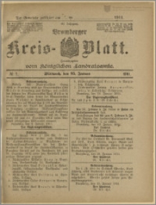 Bromberger Kreis-Blatt, 1911, nr 7