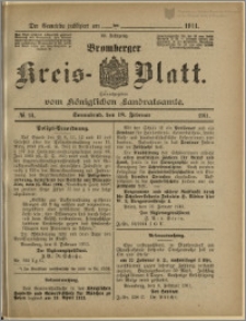 Bromberger Kreis-Blatt, 1911, nr 14