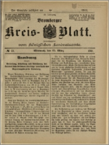 Bromberger Kreis-Blatt, 1911, nr 21