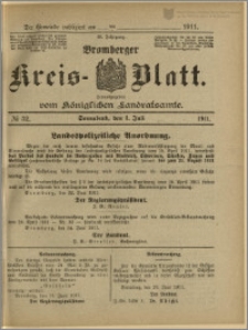 Bromberger Kreis-Blatt, 1911, nr 52