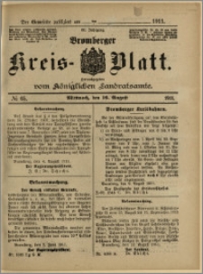 Bromberger Kreis-Blatt, 1911, nr 65