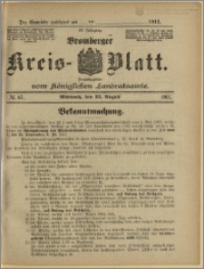 Bromberger Kreis-Blatt, 1911, nr 67