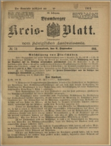 Bromberger Kreis-Blatt, 1911, nr 72