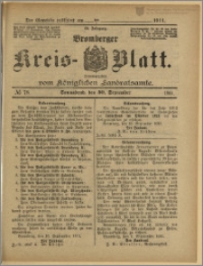 Bromberger Kreis-Blatt, 1911, nr 78