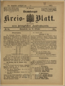 Bromberger Kreis-Blatt, 1911, nr 84
