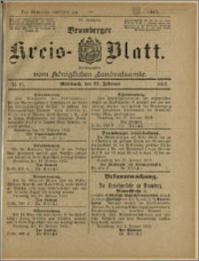 Bromberger Kreis-Blatt, 1912, nr 15