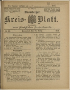 Bromberger Kreis-Blatt, 1912, nr 22