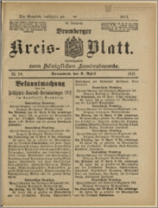 Bromberger Kreis-Blatt, 1912, nr 28