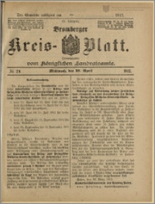 Bromberger Kreis-Blatt, 1912, nr 29